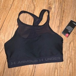 NWT Black Under Armour Sports Bra